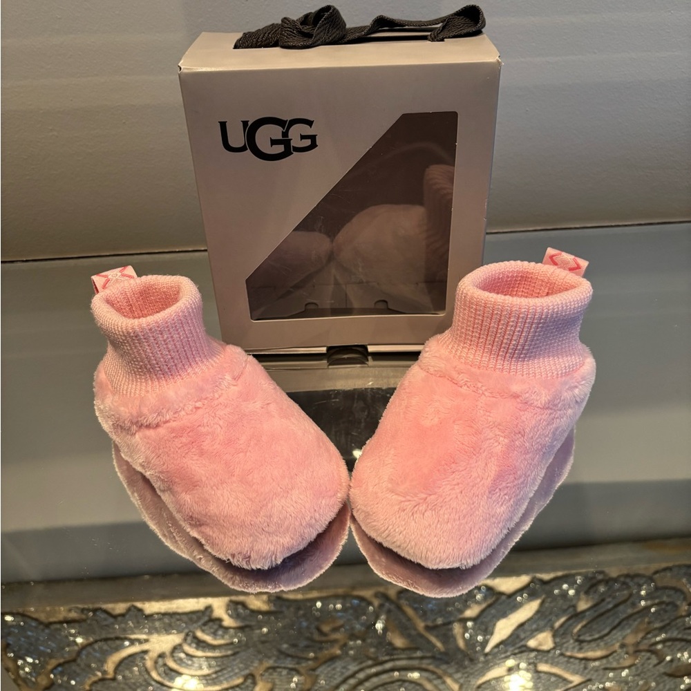 UGG Soft Pink Infant Booties